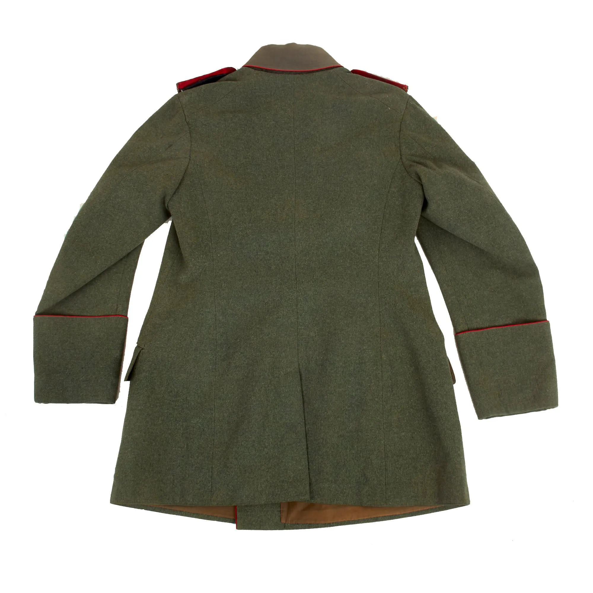 Original Imperial German WWI Prussian 13th Infantry Regt. Leutnant Officer’s M-1915 Feldgrau "Litewka" Field Tunic