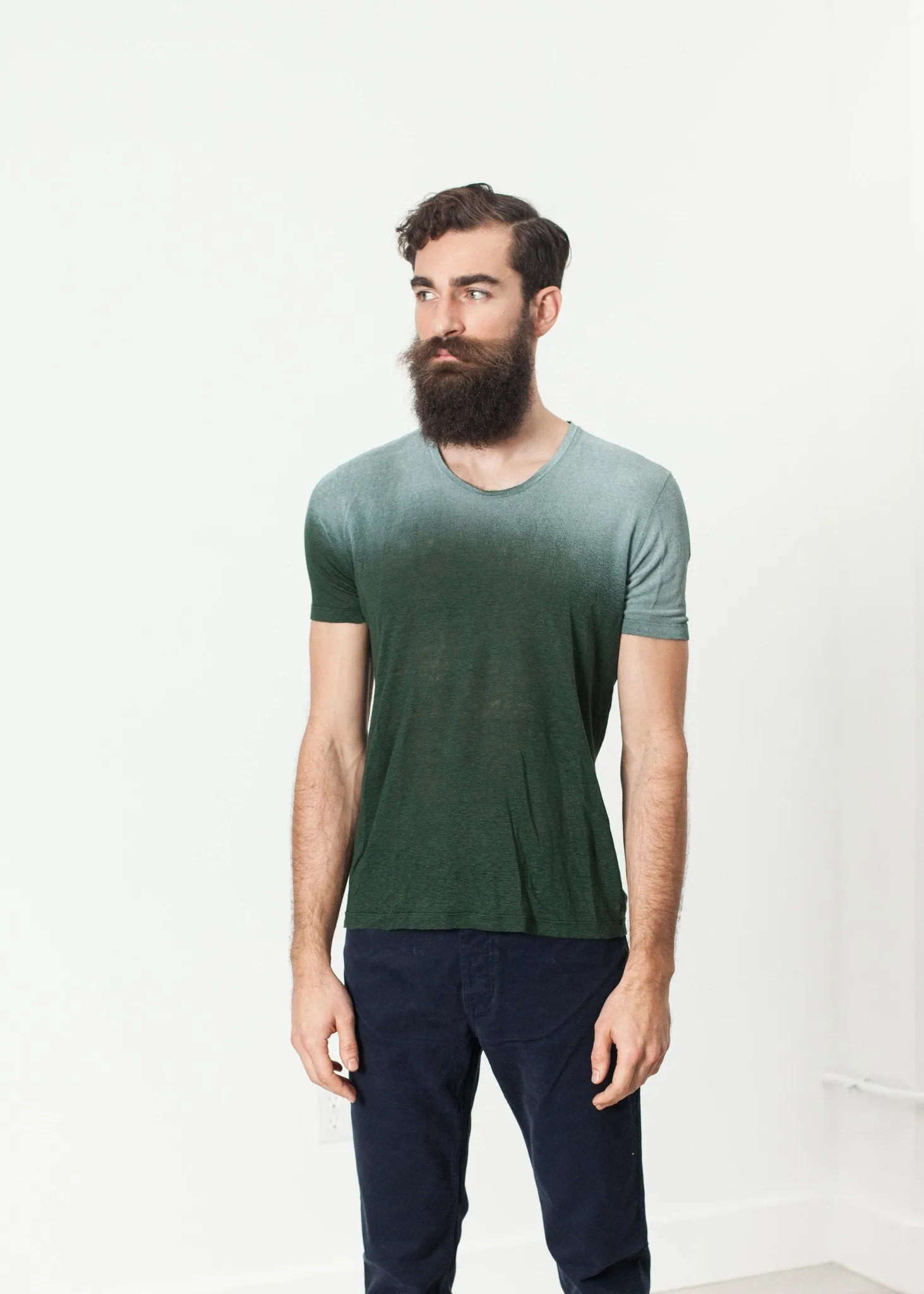 Overprint T-Shirt in Green