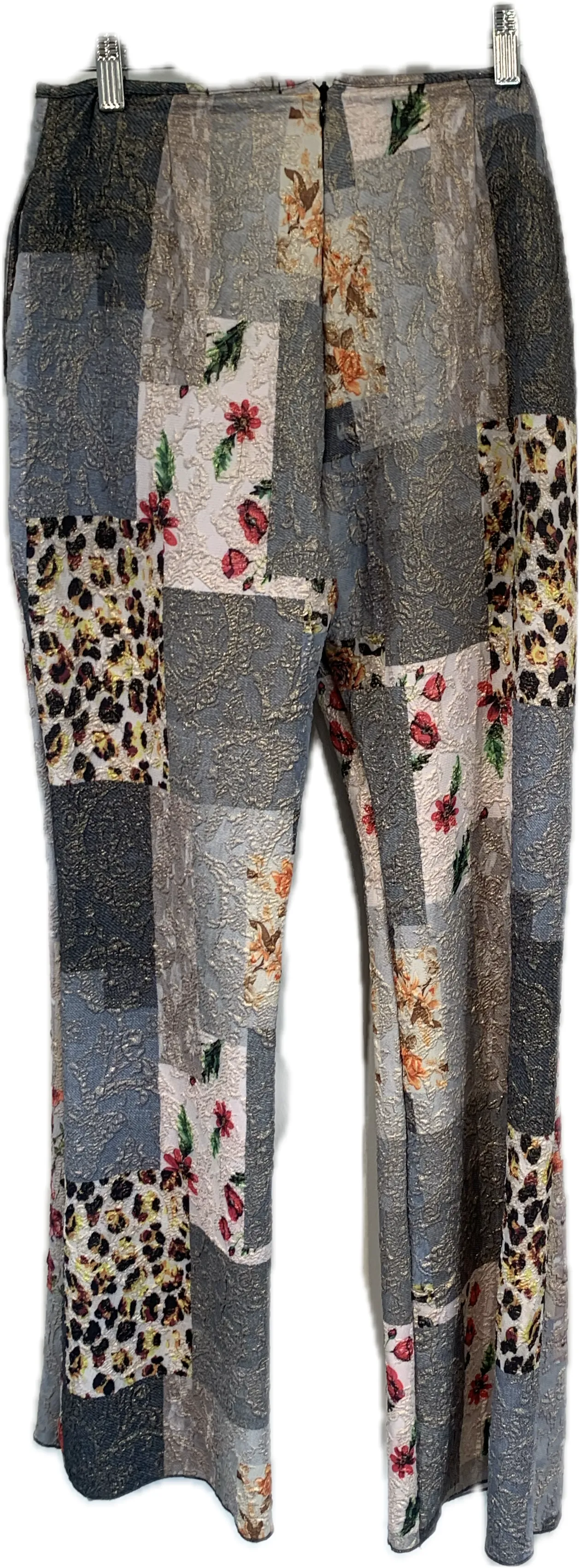 Patchwork Animal Print Pants