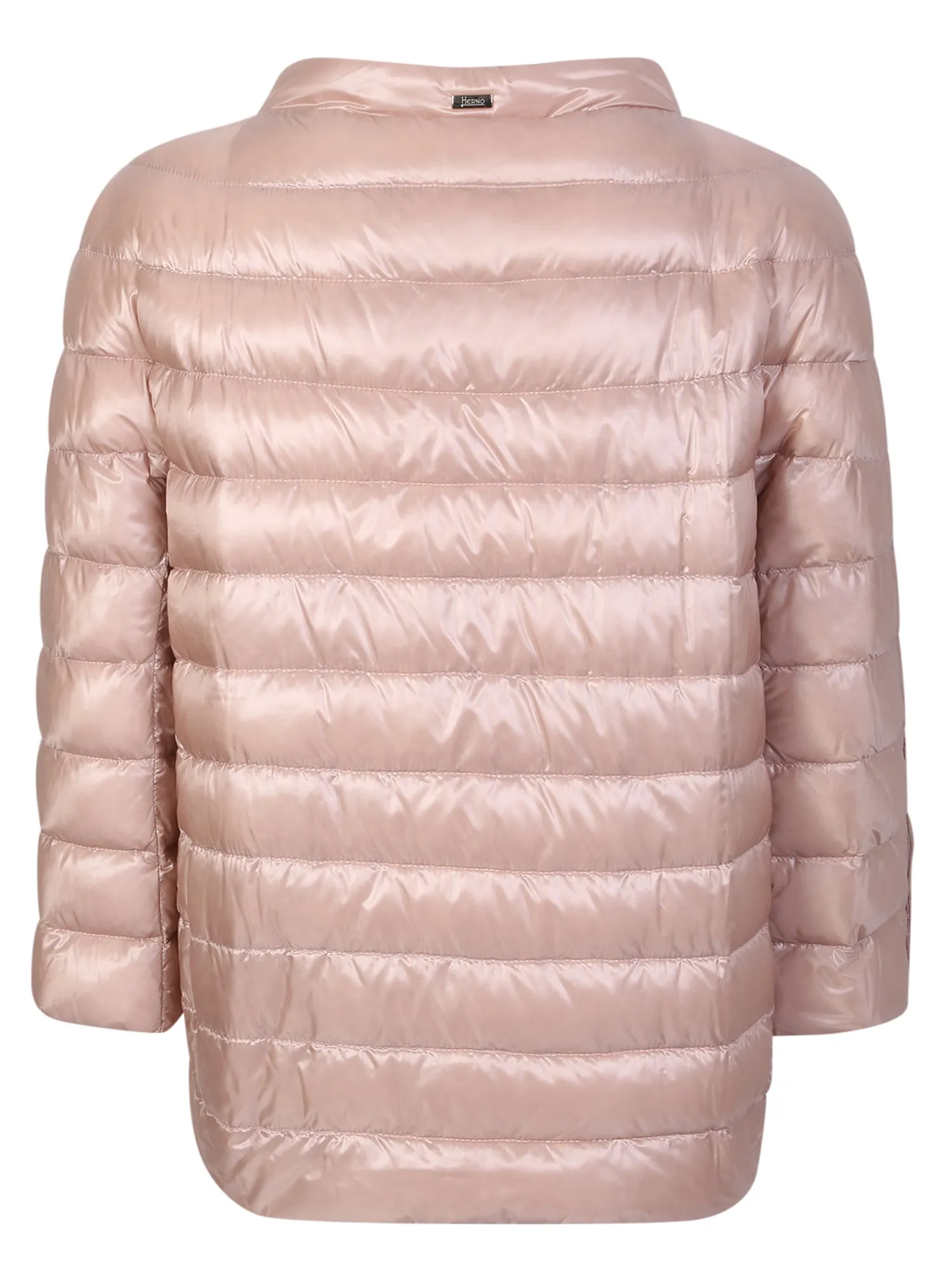 Pink puffer jacket