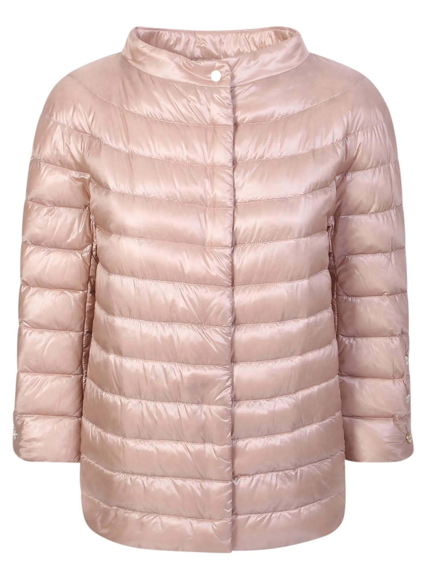 Pink puffer jacket