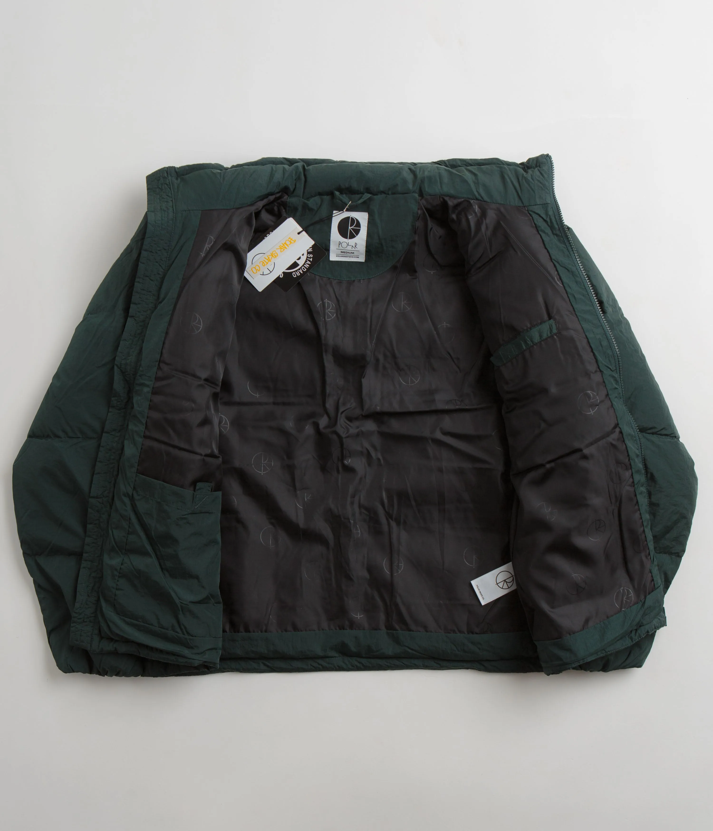 Polar Pocket Puffer Jacket - Dark Teal