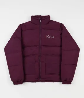 Polar Pocket Puffer Jacket - Prune