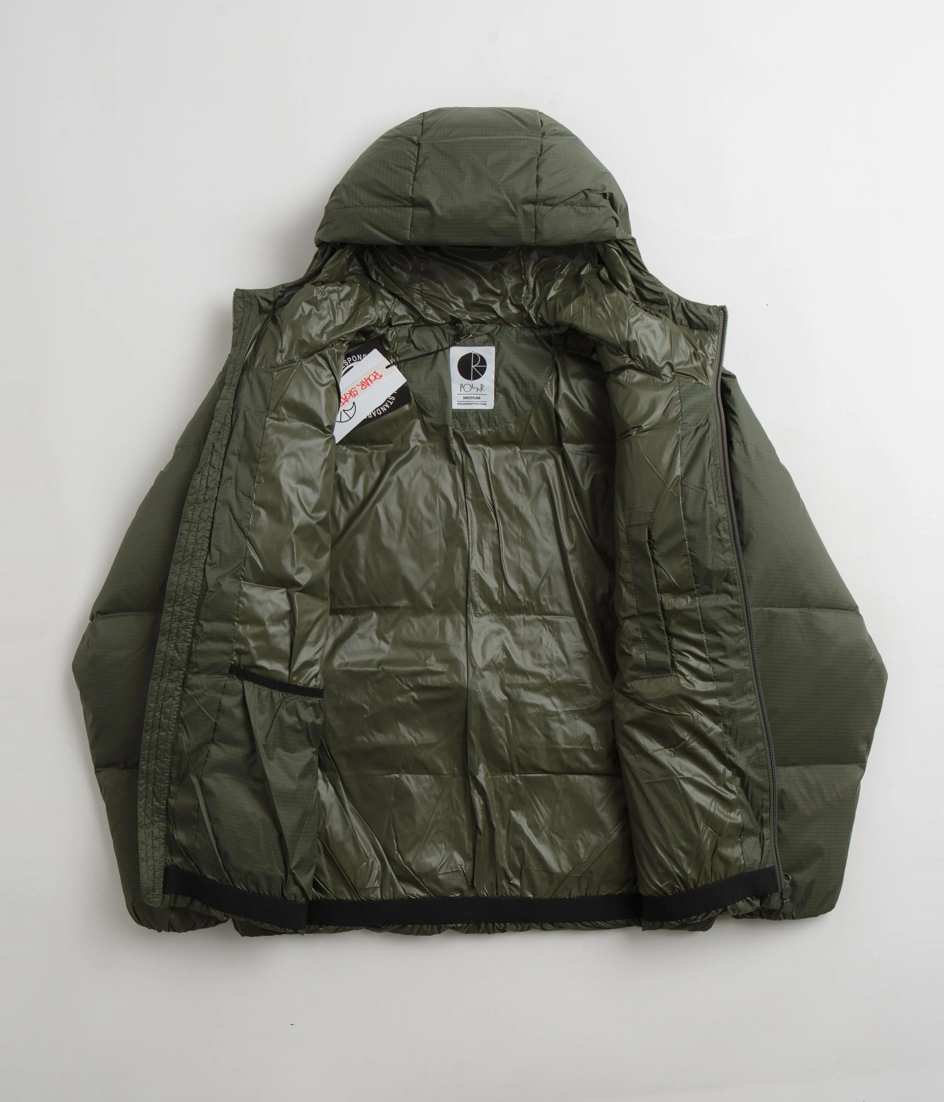 Polar Ripstop Soft Puffer Jacket - Grey Green