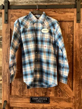 Poplin - Blue Plaid Shirt