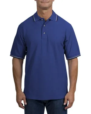 Port Authority Signature - Cool Mesh Sport Shirt with Tipping Stripe Trim. K431