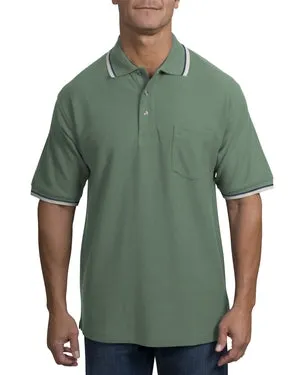 Port Authority Signature - Cool Mesh Sport Shirt with Tipping Stripe Trim. K431