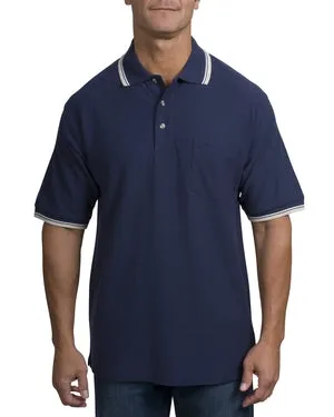 Port Authority Signature - Cool Mesh Sport Shirt with Tipping Stripe Trim. K431