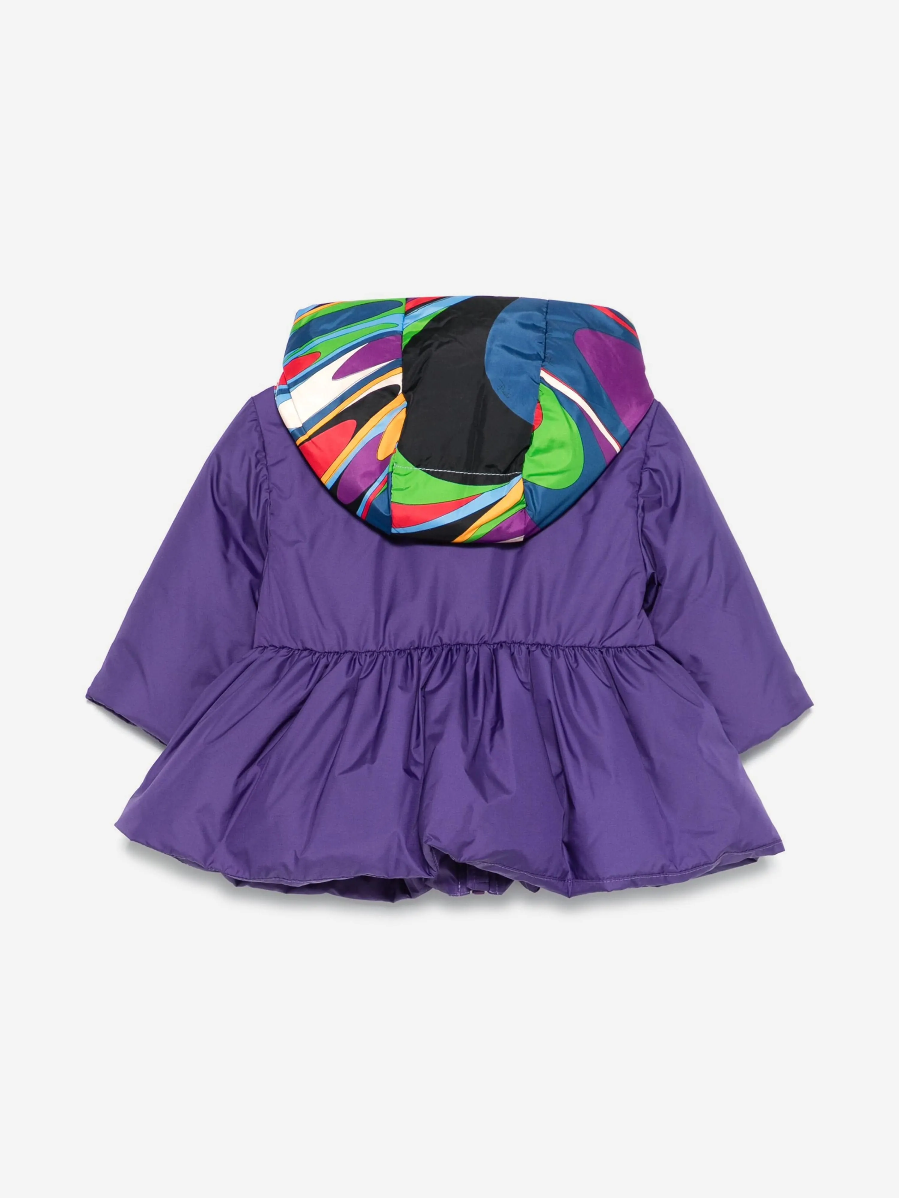 Pucci Baby Girls Puffer Jacket in Purple