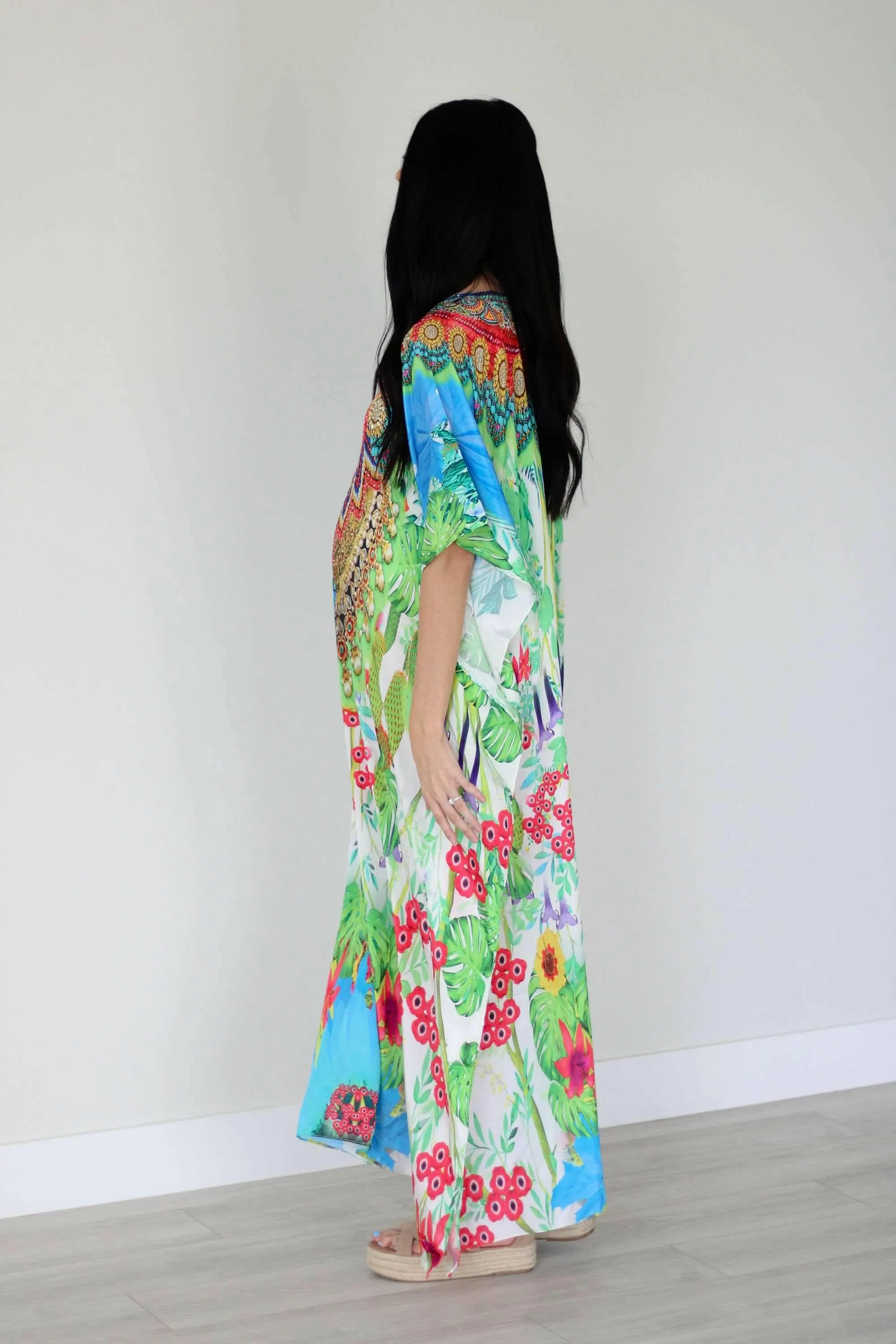 Resort Kaftan Dress, Summer Maxi Dress, Caftan For Women, African