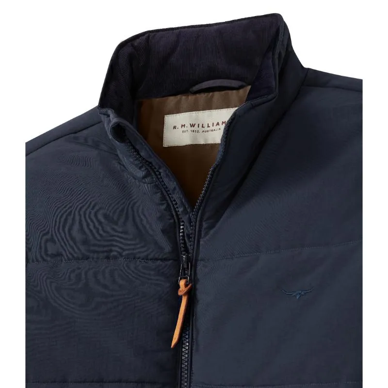 R.M.Williams Padstow Puffer Mens Jacket - Navy