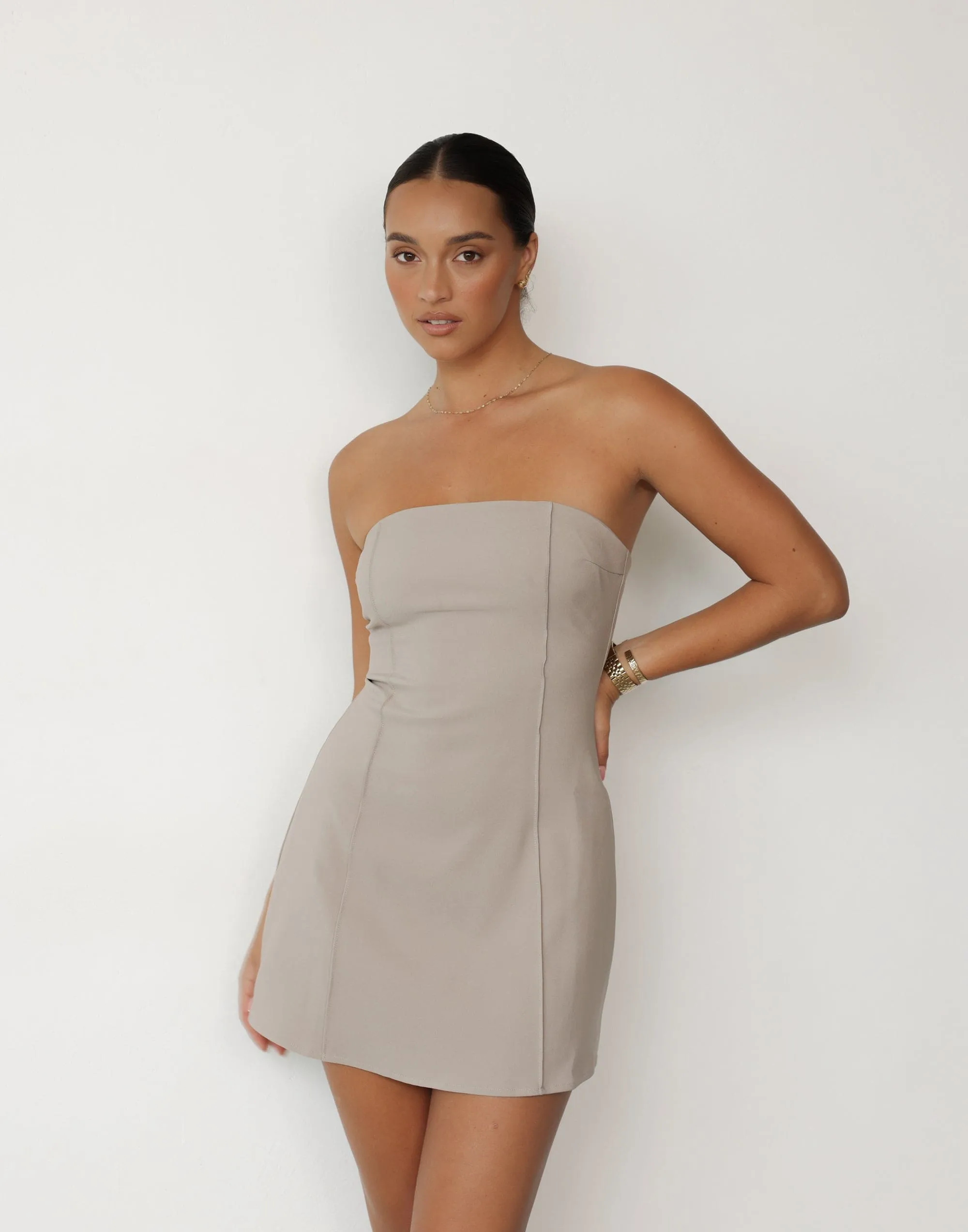 Roxanne Mini Dress (Ash)