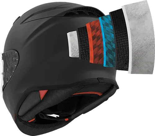 Shoei RF-1400 Accolade Helmet - TC-10 Gray/Hi-Viz/Blue