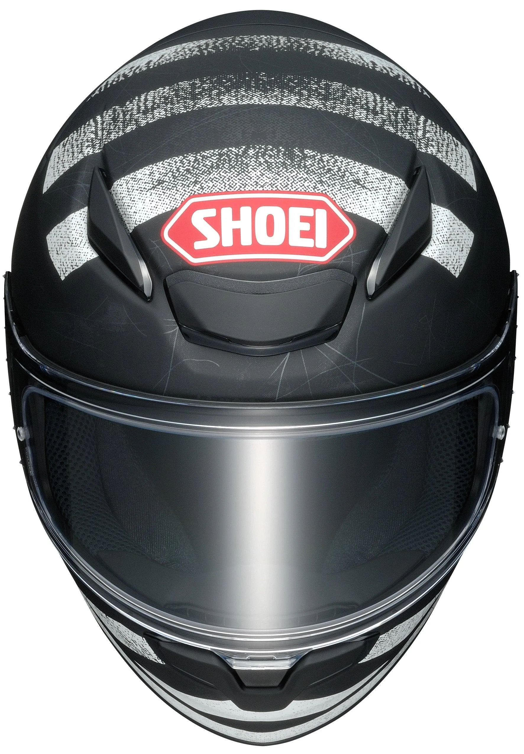 Shoei RF-1400 Scanner Helmet - TC-5 Matte Black/White