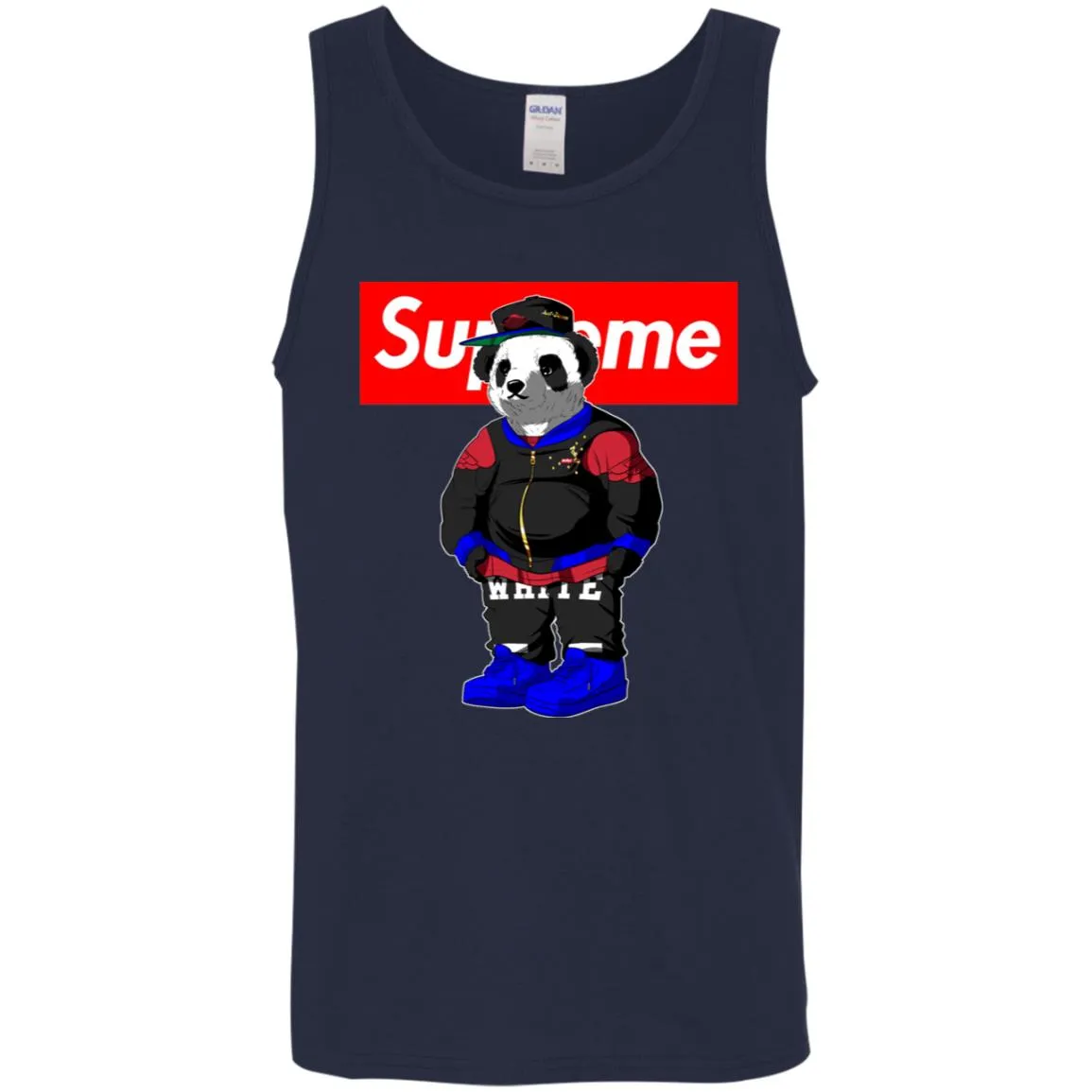 Supreme Bear Trending T-shirt Men Cotton Tank