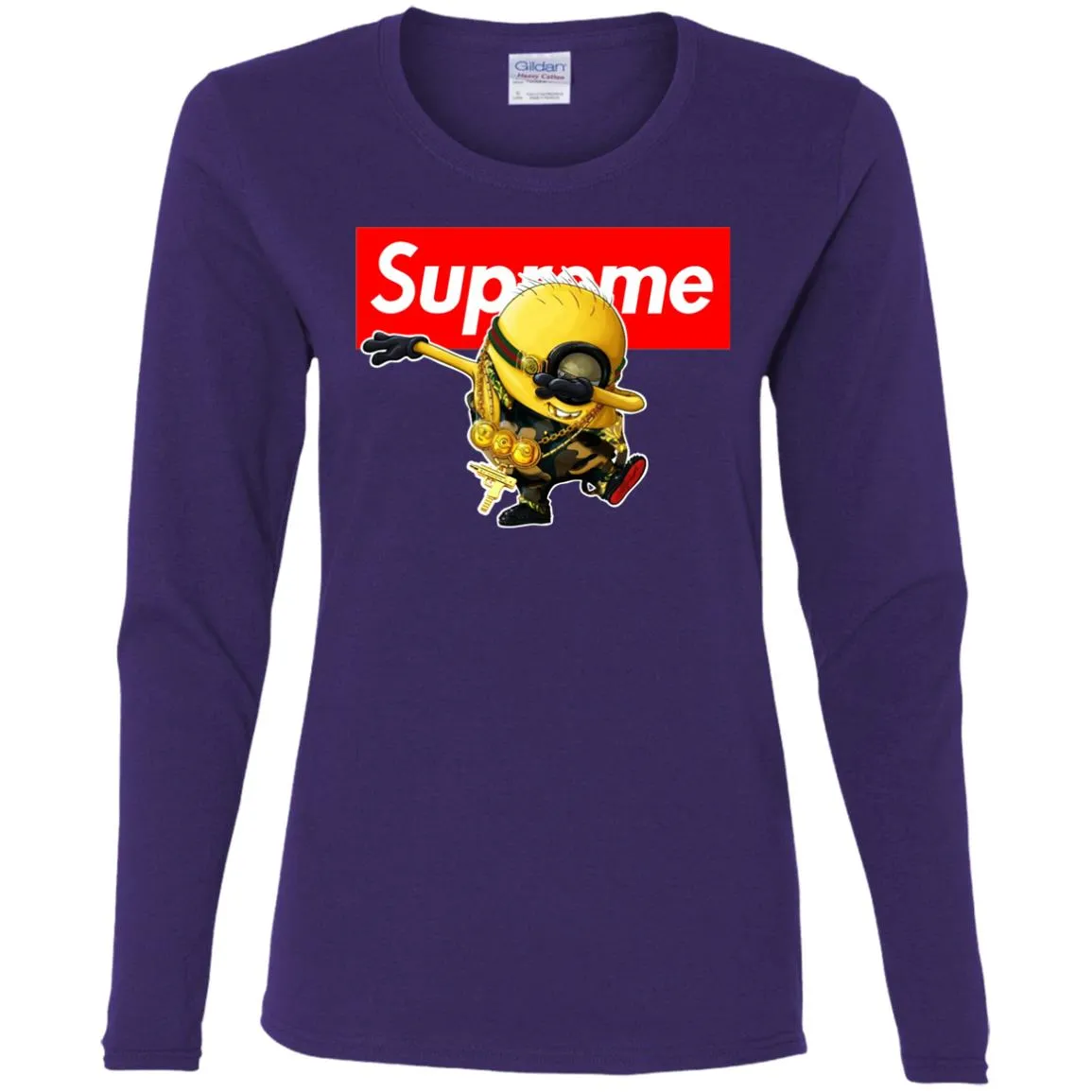 Supreme Minion T-shirt Trending Women Long Sleeve Shirt