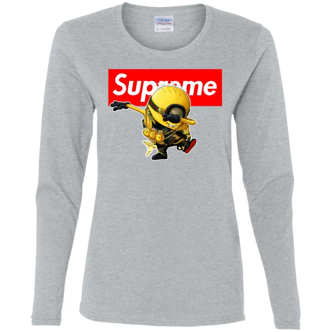 Supreme Minion T-shirt Trending Women Long Sleeve Shirt