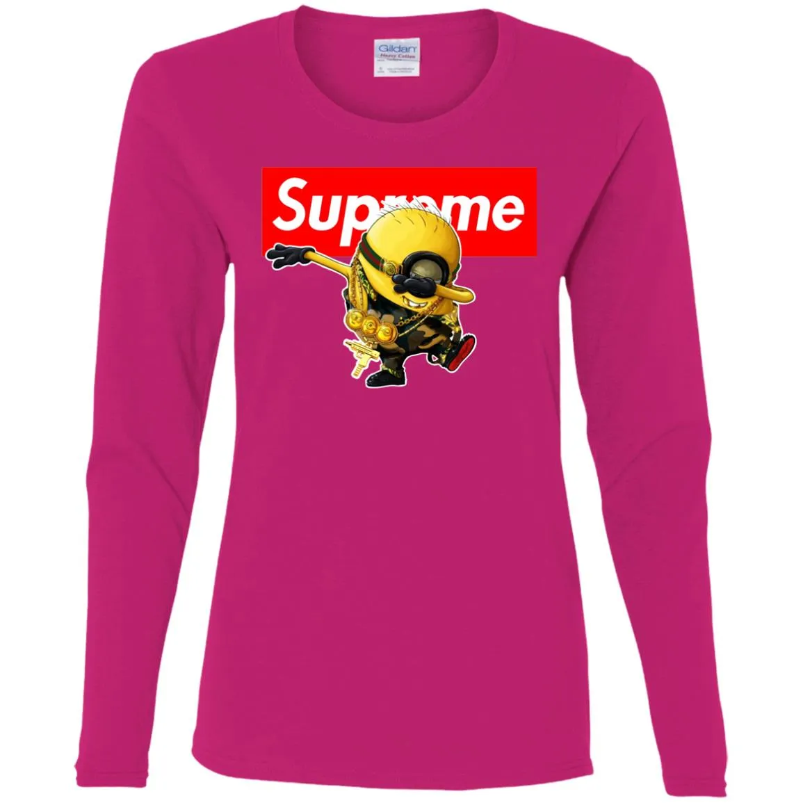 Supreme Minion T-shirt Trending Women Long Sleeve Shirt