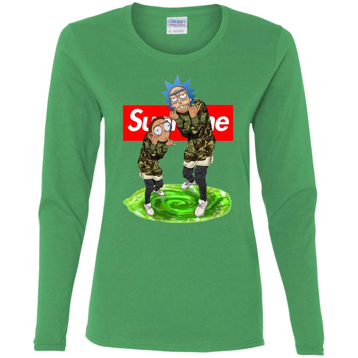 Supreme Rick And Morty Best T-shirt Women Long Sleeve Shirt