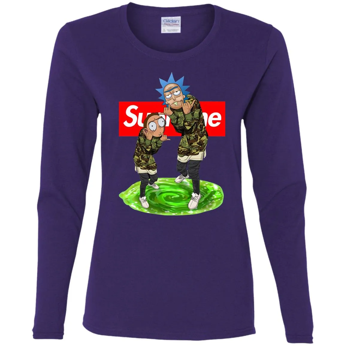 Supreme Rick And Morty Best T-shirt Women Long Sleeve Shirt