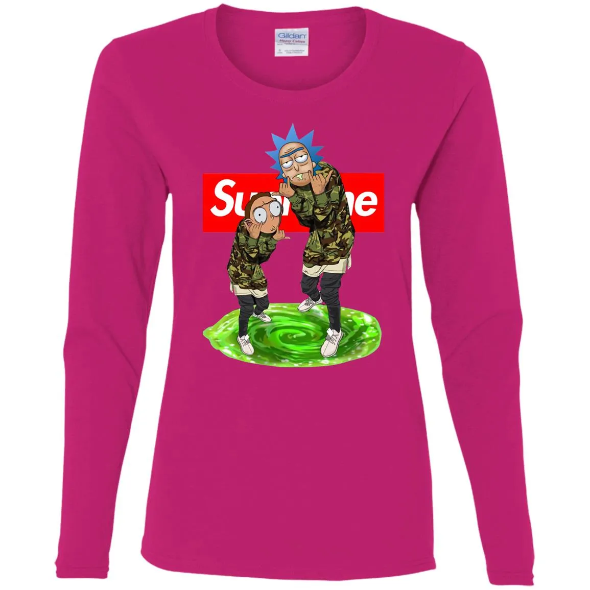 Supreme Rick And Morty Best T-shirt Women Long Sleeve Shirt