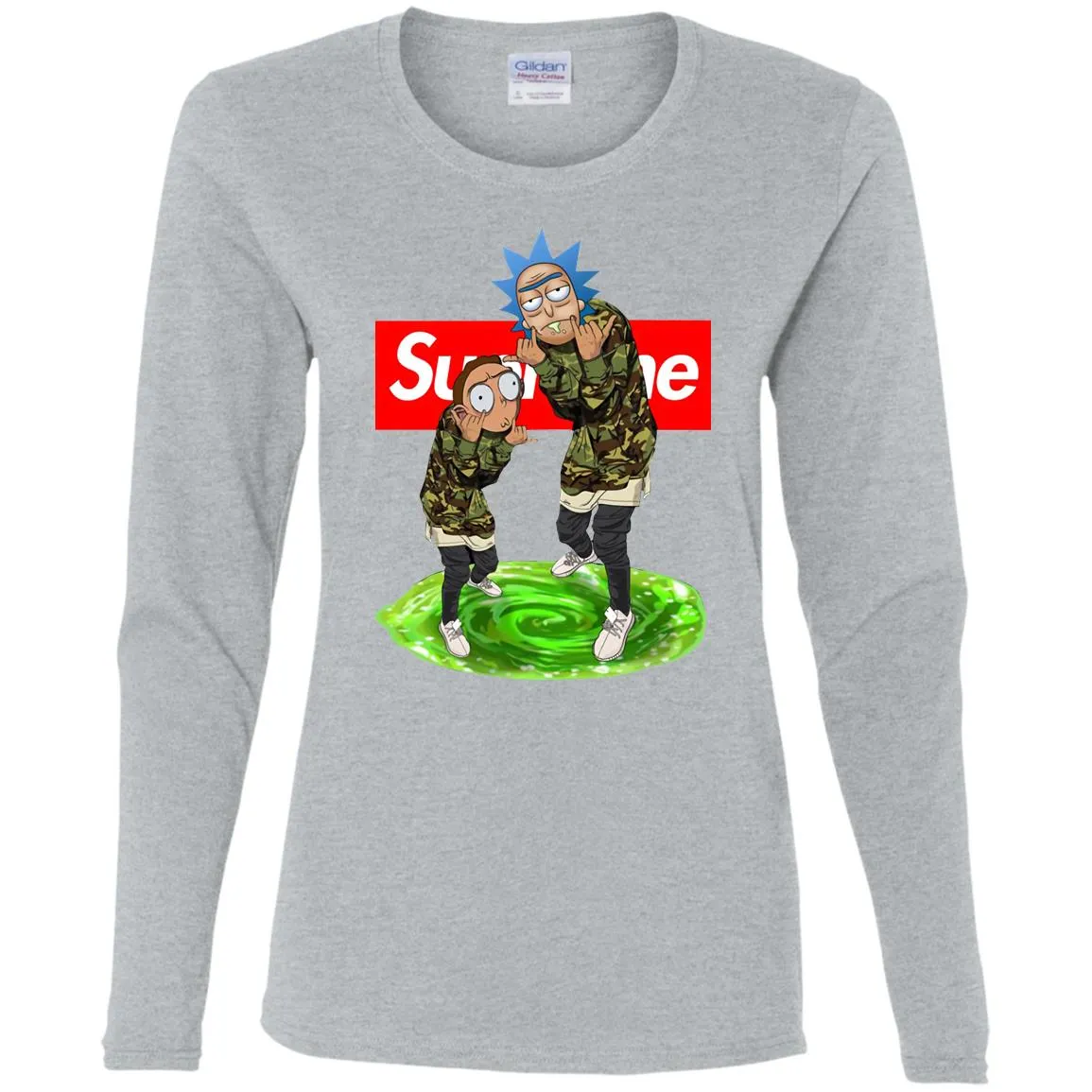 Supreme Rick And Morty Best T-shirt Women Long Sleeve Shirt