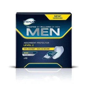 TENA Men Absorbent Protector - Level 2 - Pack of 10 (N)