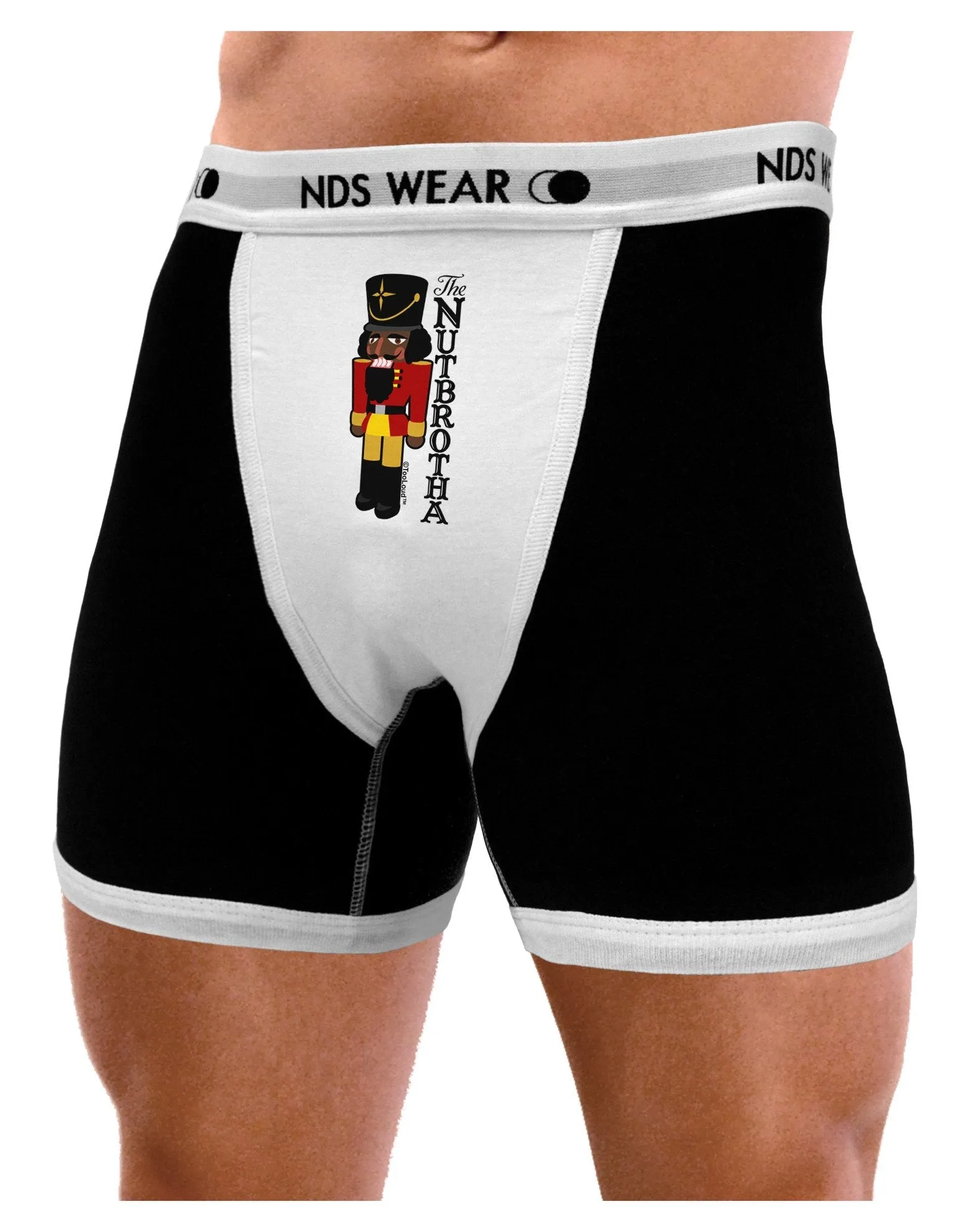 The Nutbrotha - Black Nutcracker Mens Boxer Brief Underwear by NDS Wear