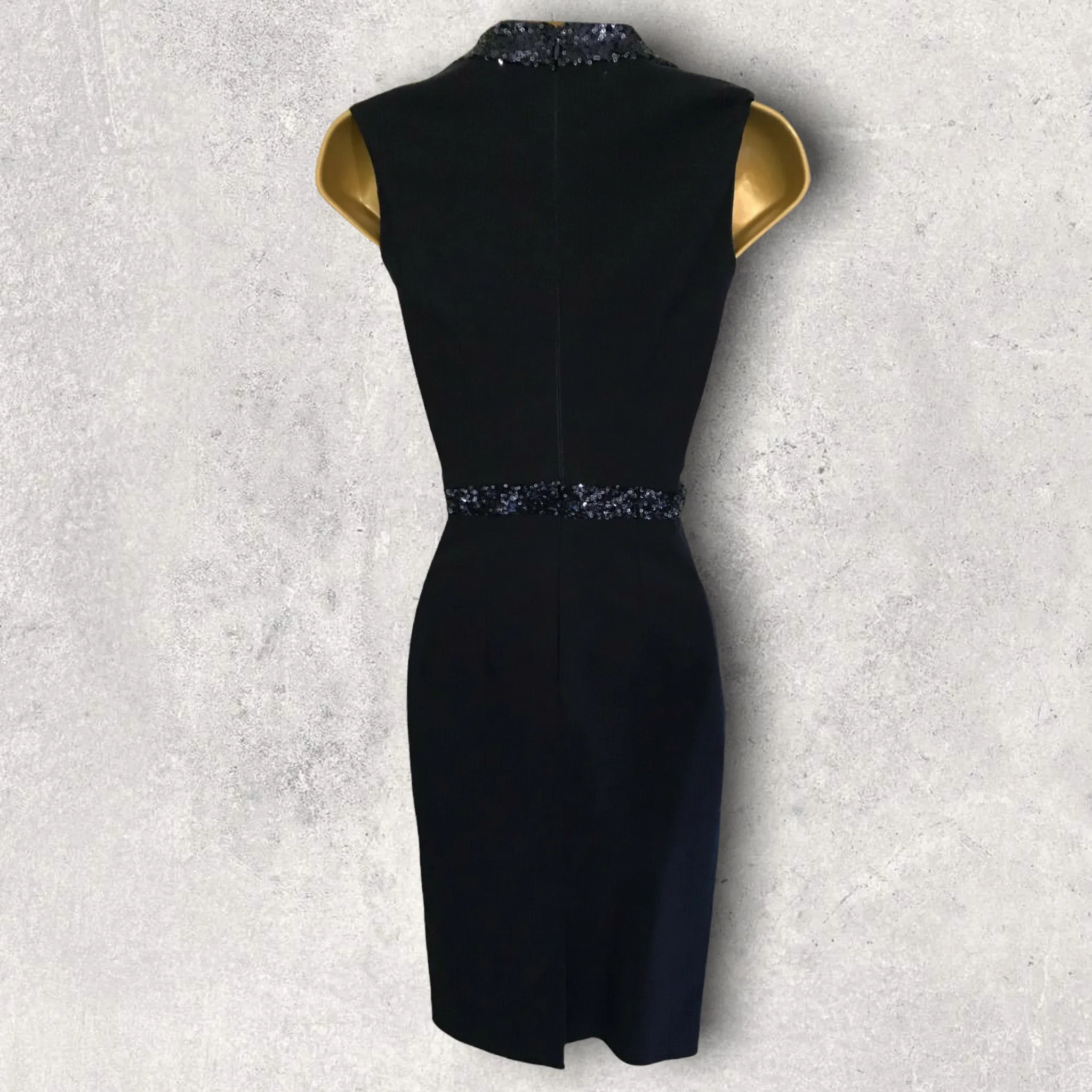 The Pretty Dress Company Women's Navy Sequin Bodycon Dress UK 6