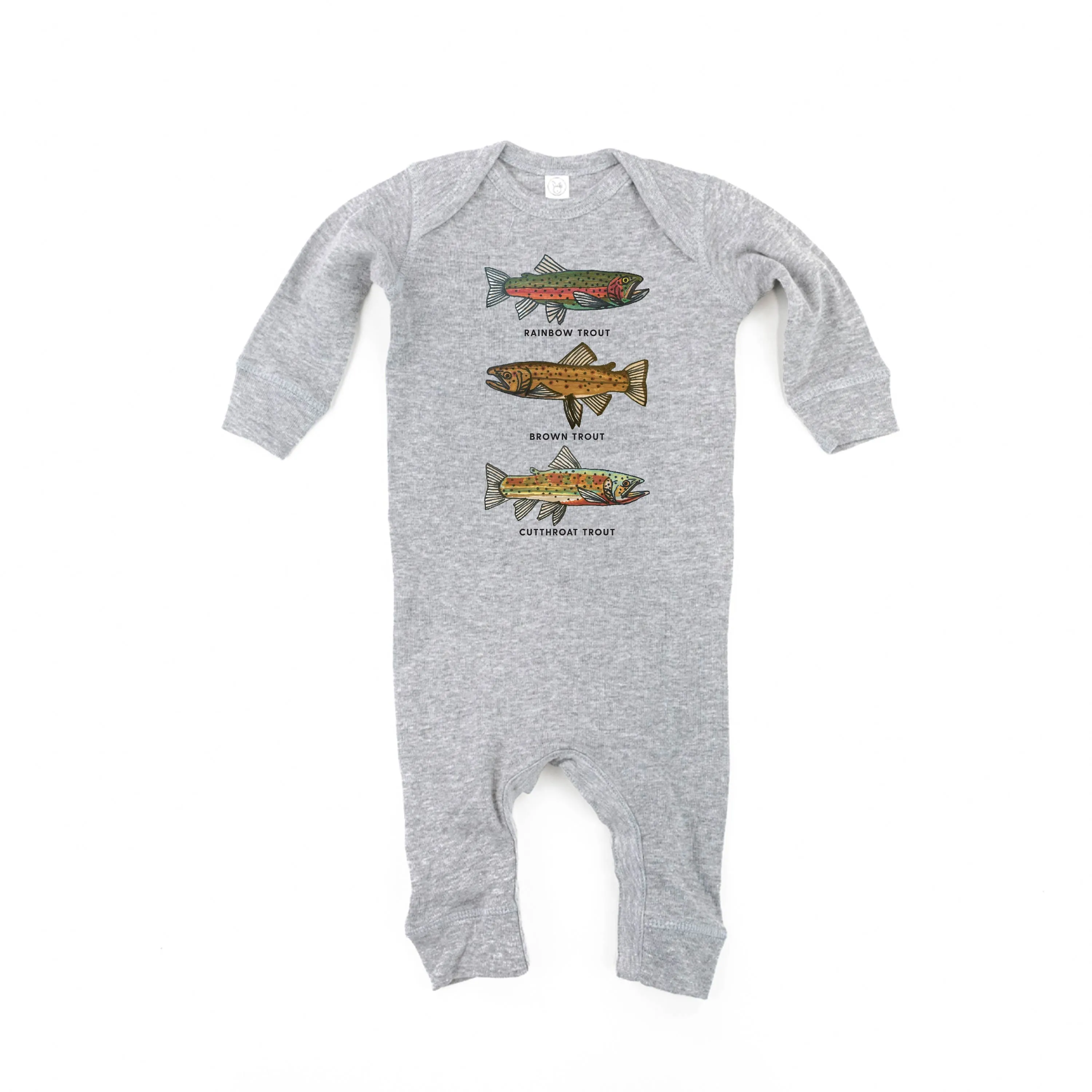 Trout Chart - Hand Drawn - One Piece Baby Sleeper