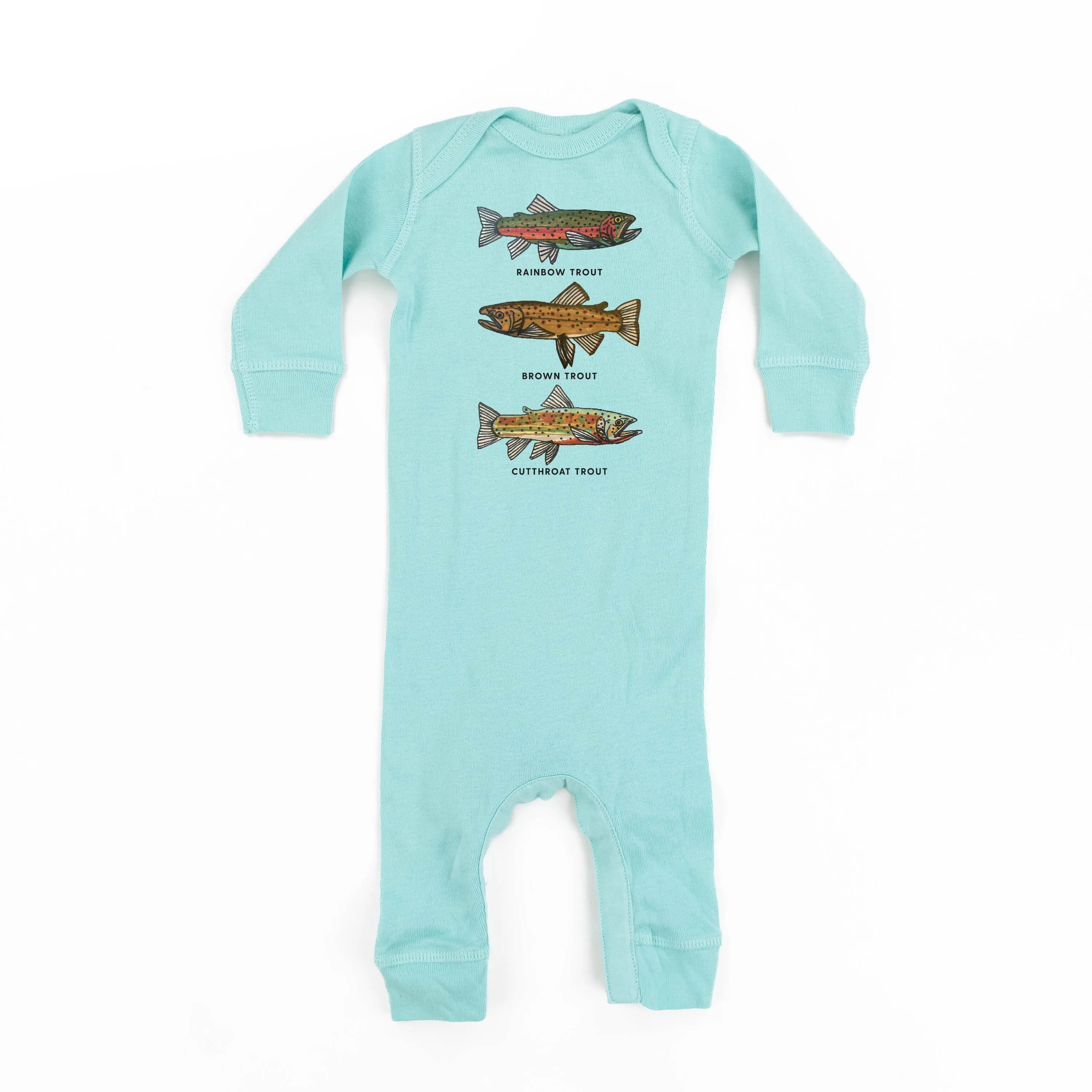 Trout Chart - Hand Drawn - One Piece Baby Sleeper