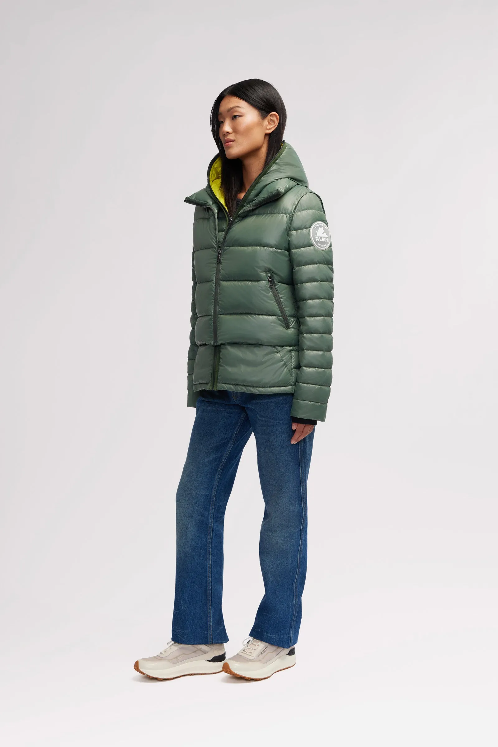 Vela Women's 3-in-1 Lightweight Packable Puffer