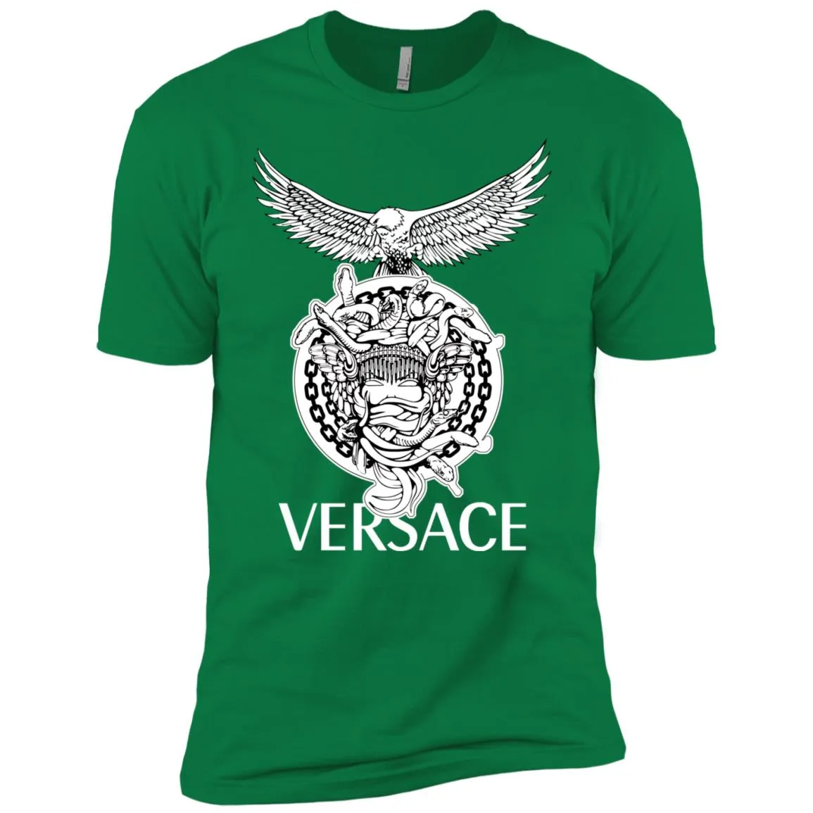 Versace Supervip Logo T-shirt Men Short Sleeve T-Shirt