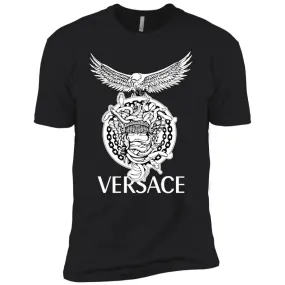 Versace Supervip Logo T-shirt Men Short Sleeve T-Shirt