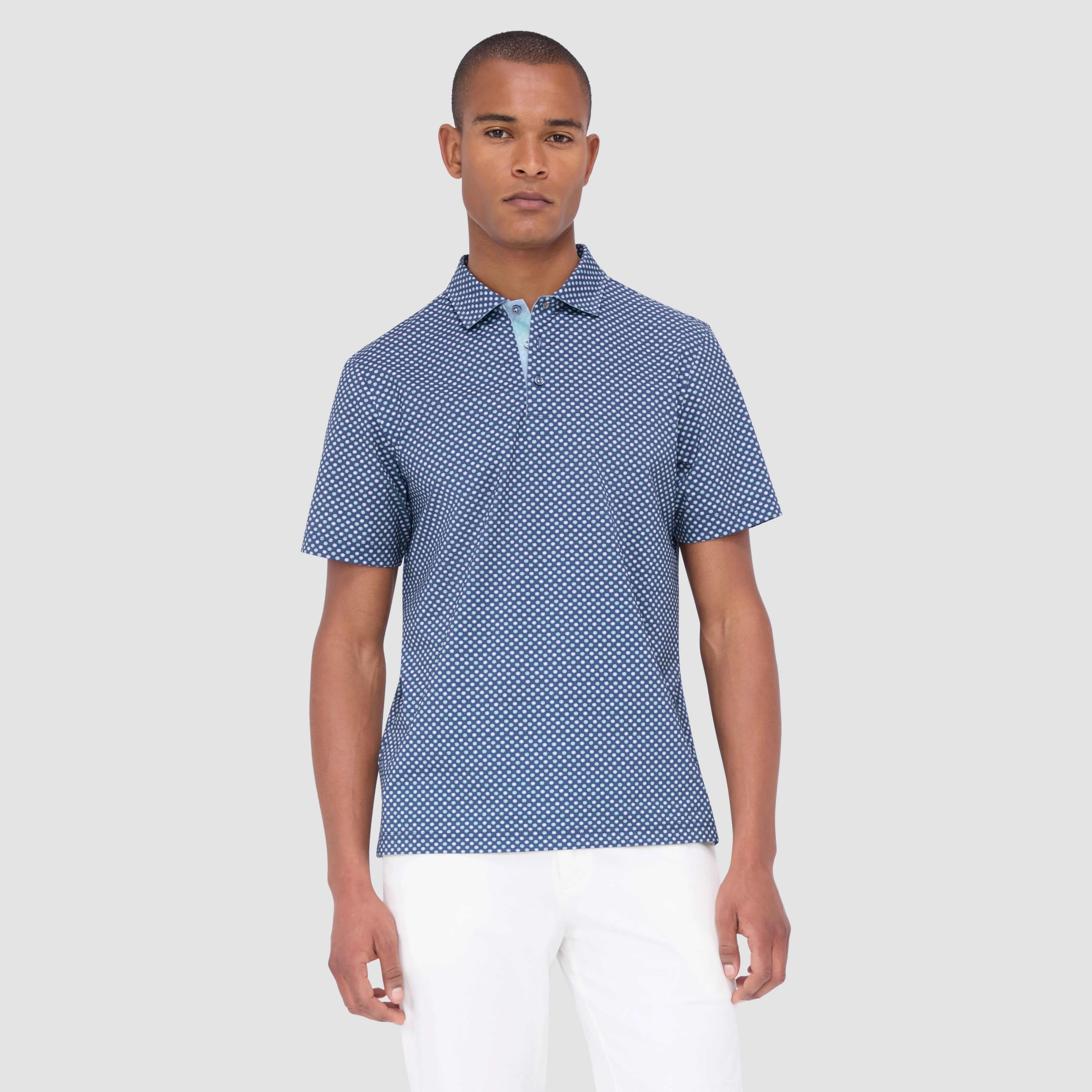 Vincent Double Sided Geometric/Abstract OoohCotton Polo