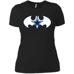 We Are The Dallas Cowboys Batman Nfl Mashup Women Cotton T-Shirt