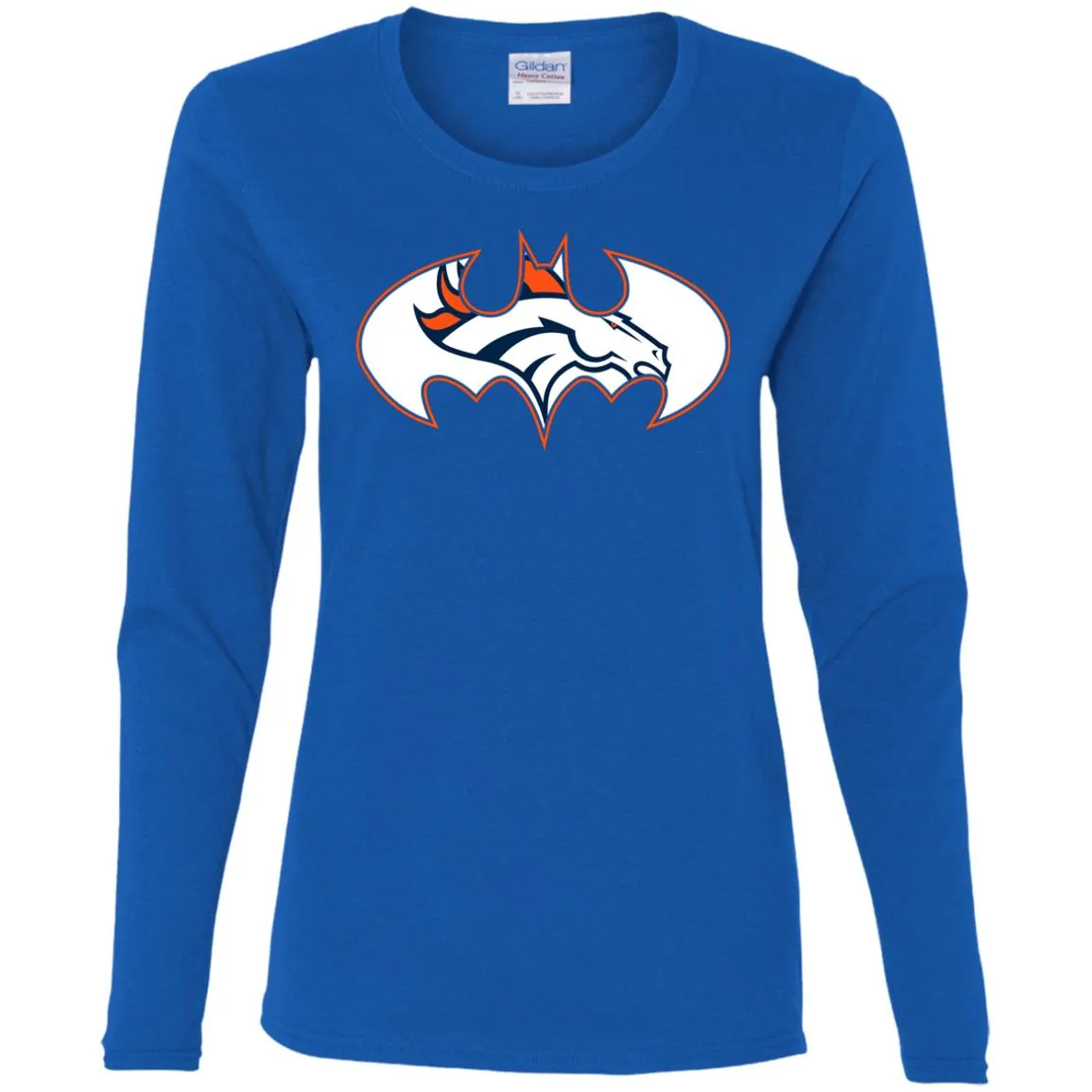 We Are The Denver Broncos Batman Nfl Mashup Women Long Sleeve Shirt