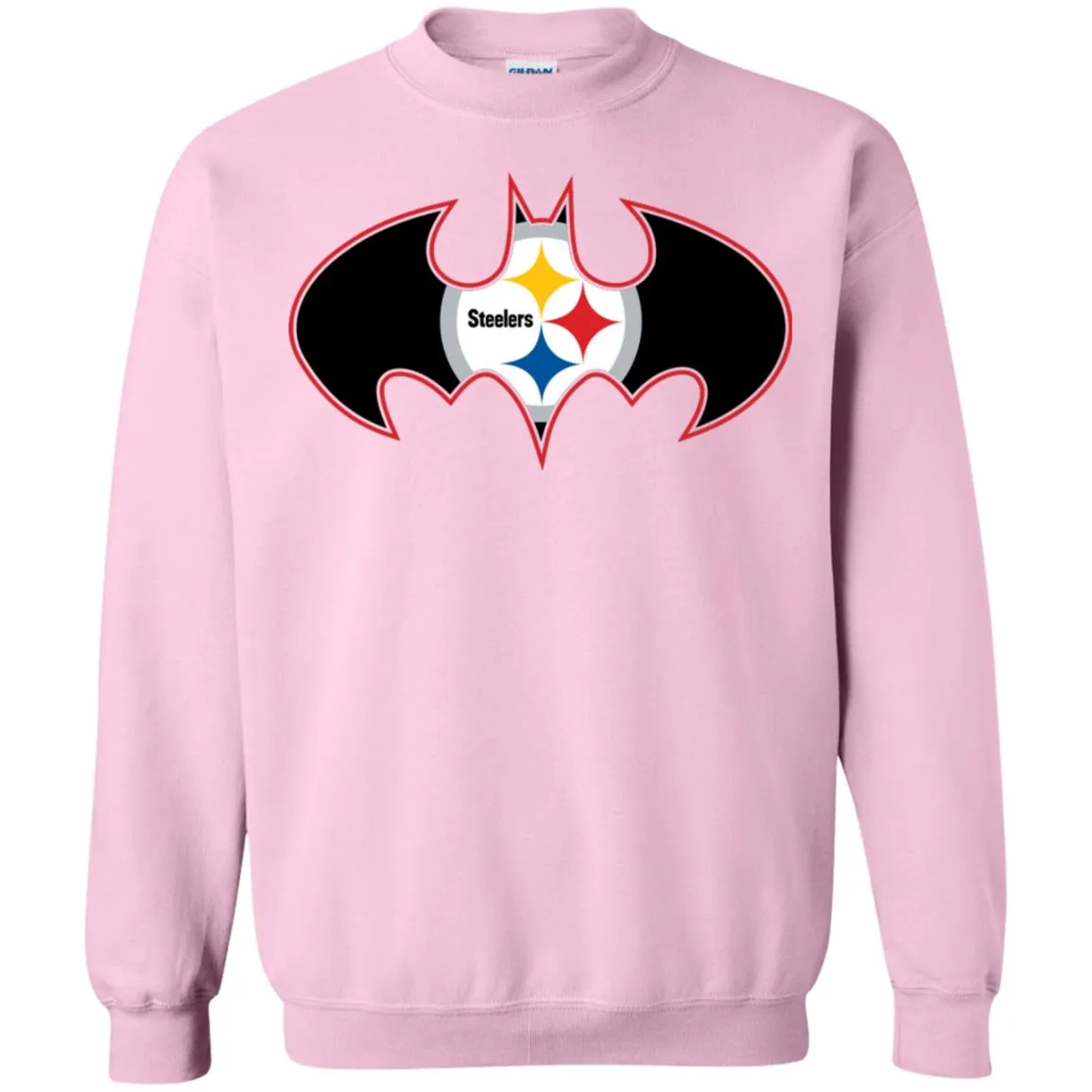 We Are The Pittsburgh Steelers Batman Nfl Mashup Crewneck Pullover Sweatshirt