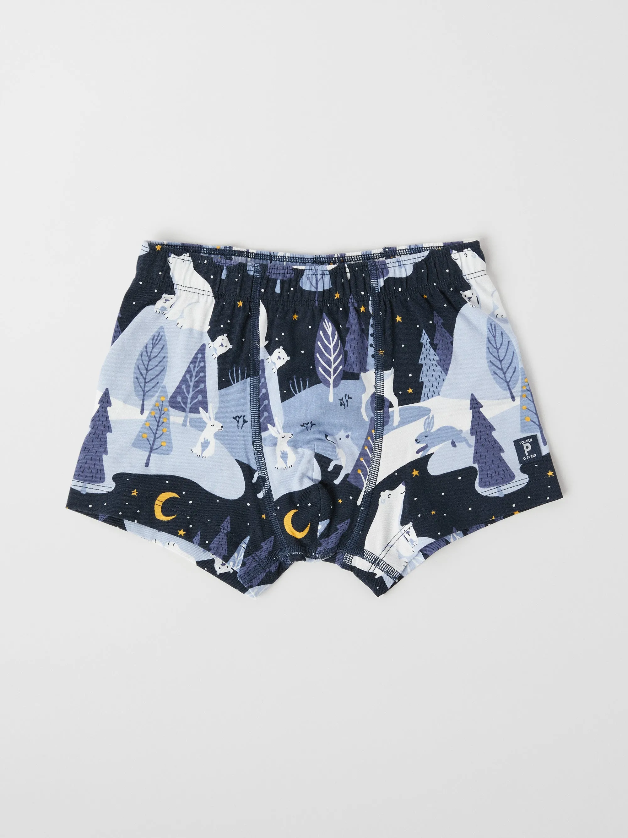 Winter Forest Boys Boxers